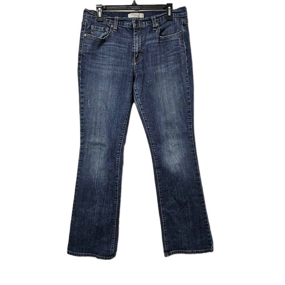 Levi's 515 Bootcut Jeans Women 31‎ Blue Mid Rise Flap Pocket Denim Pants Western